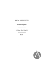 24 Hour Sax Quartet (Set of Parts)