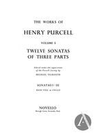 The Works of Henry Purcell, Volume V: Twelve Sonatas of Three Parts, Z. 790-801