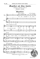 Magnificat and Nunc Dimittis (1st Tone, 5th Ending)