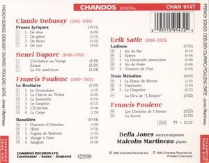French Songs: Debussy|Duparc|Poulenc|Satie