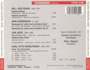 Icelandic Orchestral Music