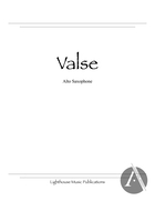 Valse (Alto Saxophone)