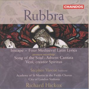 Inscape / Four Mediaeval Latin Lyrics / Song of the Soul / Advent Cantata / Veni, creator Spiritus Inscape / Four Mediaeval Latin Lyrics / Song of the Soul / Advent Cantata / Veni, creator Spiritus