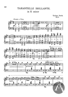 Tarantelle Brillante, Op. 8, E Minor