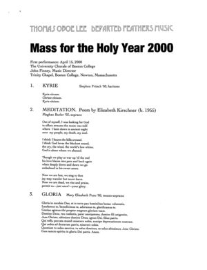 Mass for the Holy Year 2000
