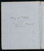 Diary of Thomas Anne Ward Cole, 1867