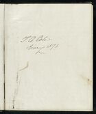 Diary of Thomas Anne Ward Cole, 1871
