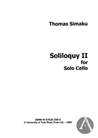 Soliloquy II