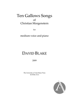 Ten Gallows Songs of Christian Morgenstern