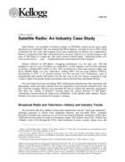 Satellite Radio: An Industry Case Study
