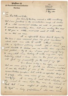 Letter from Pfc. Harold Porter to his parents Rev. and Mrs. D. H. Porter, 05/07/1945, telling of atrocities seen in the concentration camp