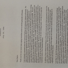 Letter from President Clinton to Harris Wofford re: Rwanda
