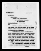 Letter to James Gerard from Robert Lansing re: the Armenian situation, August 21, 1919