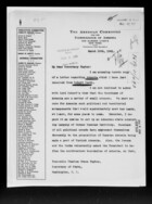 Letter for Charles Evans Hughes re: letter from Robert Cecil regarding Armenia