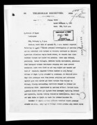 Telegram from Hugh Campbell Wallace to Robert Lansing, February 4, 1920