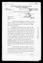 Letter to President Wilson from James L. Barton re: Report on the Situation in the Interior of Turkey