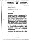 Radovan Karadzic Letter to President Clinton re Dayton Agreement