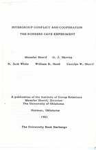 Title Page and Table of Contents of Intergroup Conflict and Cooperation: The Robbers Cave Experiment