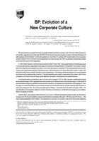 BP: Evolution of a New Corporate Culture