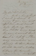Letter from Anna Maria King to William Leslie, May 4, 1843
