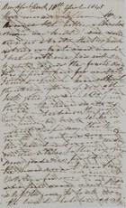 Letter from Catherine Leslie to Jane Davidson Leslie, April 18, 1845