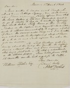 Letter from Alex Forbes to William Leslie, March 5, 1840