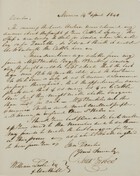 Letter from Alex Forbes to William Leslie, April 14, 1840