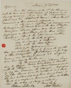 Letter from Alex Forbes to William Leslie, September 11, 1840