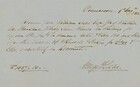 Receipt of Payment from William Leslie to George Leslie, August 9, 1852