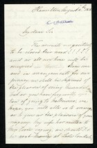 Letter from Ernest von Lösecke to Samuel Pratt Winter, August 4, 1856