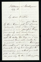 Letter from Ernest von Lösecke to Samuel Pratt Winter, April 13, 1868