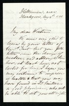 Letter from Ernest von Lösecke to Samuel Pratt Winter, August 9, 1868