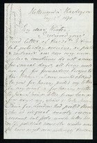 Letter from Ernest von Lösecke to Samuel Pratt Winter, August 2, 1870