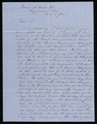 Letter from Anthony Sasso to Samuel Pratt Winter, October 10, 1867