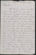 Letter from Anthony Sasso to Samuel Pratt Winter, April 20, 1868