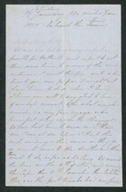Letter from Arbella Winter Cooke to My darling Willy, January 12, 1856