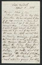 Letter from Arbella Winter Cooke to My dear Alice and Sam, April 5, 1885