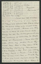 Letter from Alice Cooke to Arbella Winter Cooke, September 1