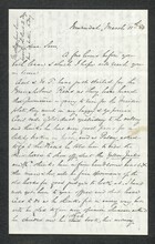 Letter from Cecil Pybus Cooke to Samuel Winter Cooke, March 11, 1884