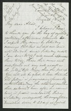 Letter from Cecil Pybus Cooke to My Dear Alice, August 12, 1890