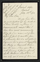 Letter from Cecil Pybus Cooke to Samuel Winter Cooke, July 18, 1892