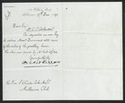 Letter from Blake & Riggall to Samuel Winter Cooke, December 17, 1895