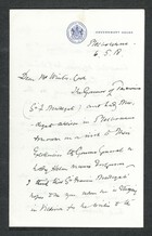 Letter from B. Kerr-Pearse to Samuel Winter Cooke, May 6, 1918