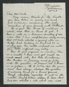 Letter to Samuel Winter Cooke, October 28
