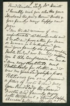 Letter to Mrs. Howitt, 1829 [Unsigned]