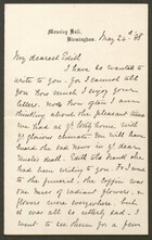 Letter from Annie Howitt to Edith Thompson, May 24, 1888