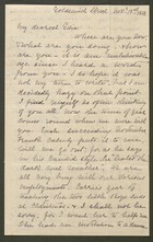 Letter from Annie Howitt to Edith Thompson, November 15, 1888