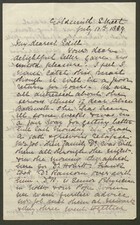 Letter from Annie Howitt to Edith Thompson, July 11, 1889