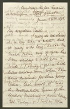 Letter from Annie Howitt to Edith Thompson, June 22, 1892