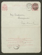 Letter from Alfred Howitt to Edith Thompson, April 2, 1894